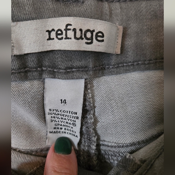 Refuge Gray Skinnies Size 14 - Picture 4 of 4